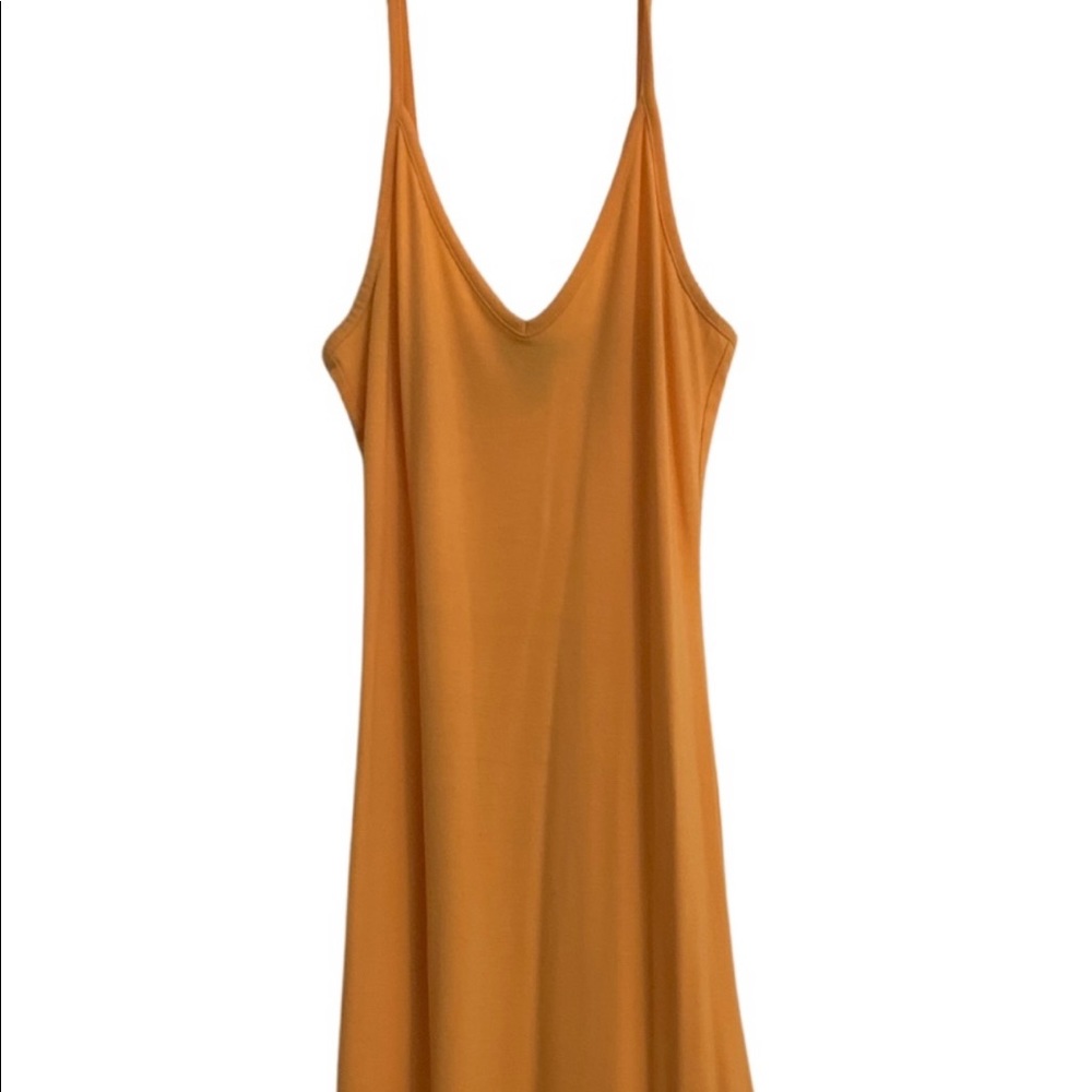 Yellow Forever 21 midi dress